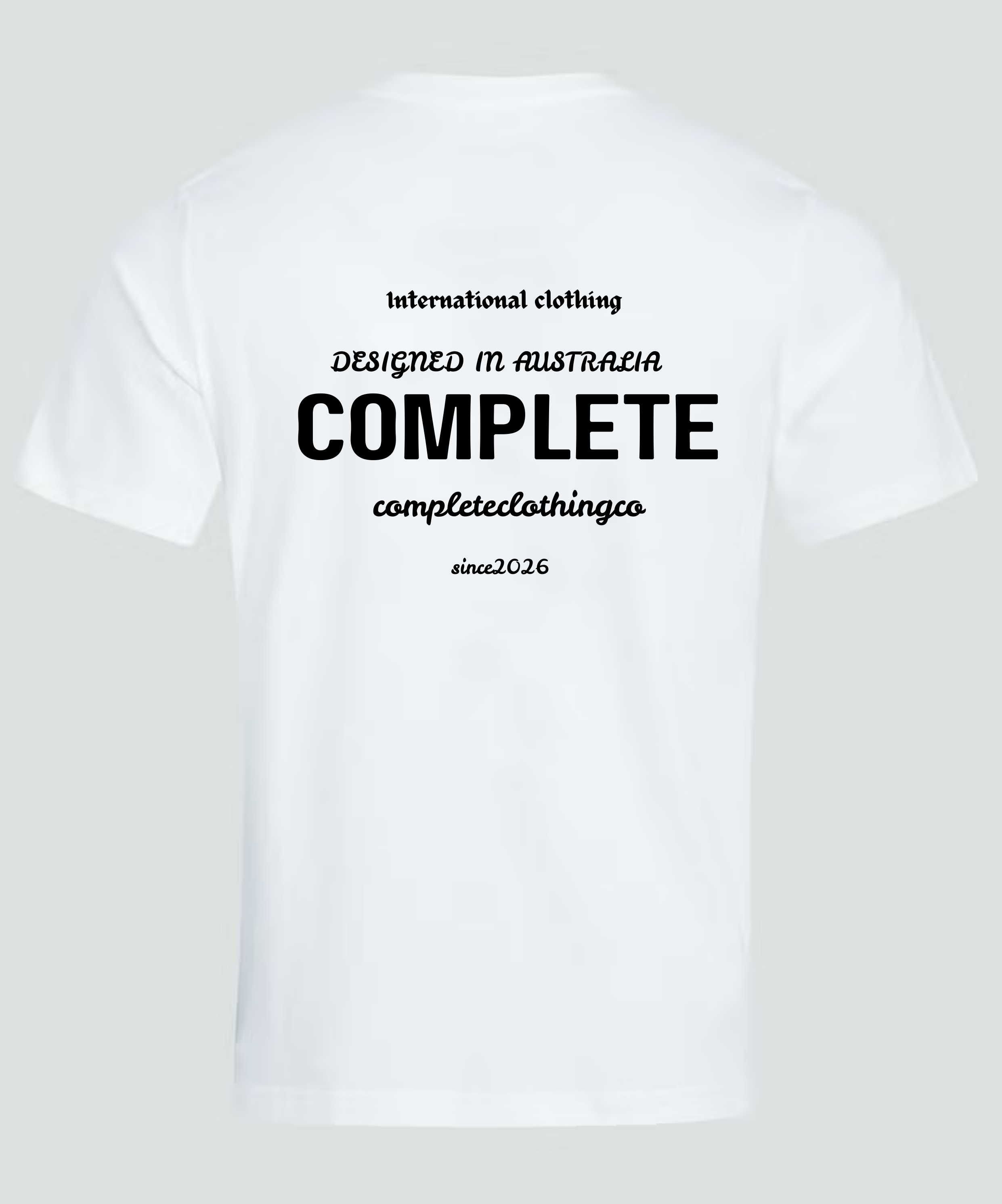 Complete International Clothing — back